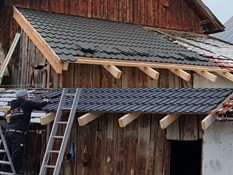 Neuaufbau eines Daches